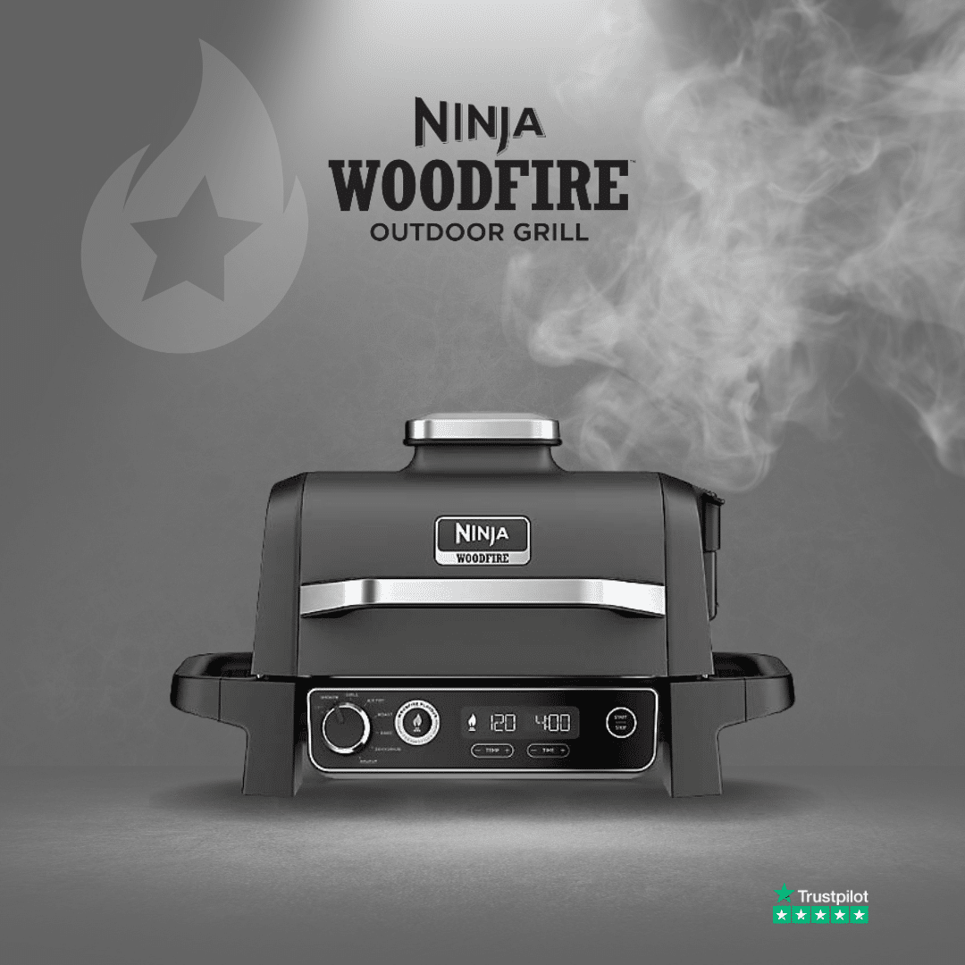 Ninja Woodfire Outdoor Grill & Smoker - Black