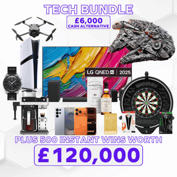 Tech Bundle plus £120,000 of Instant Wins | Hot Comps