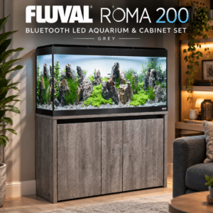 Fluval Roma 200 Bluetooth LED Aquarium & Cabinet