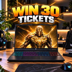 30 Tickets Into Acer Predator Helios Neo 16 AI Gaming Laptop Comp