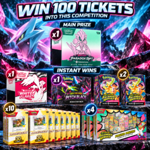 100 Tickets Into Paradox Rift Pokemon Centre ETB + Pokemon Instant Wins